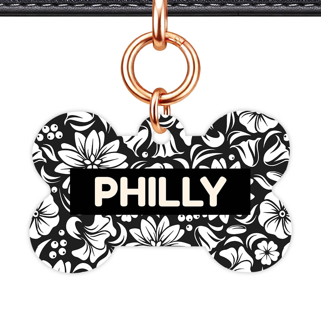 Black and White Flora Classic Pet Id - image 14