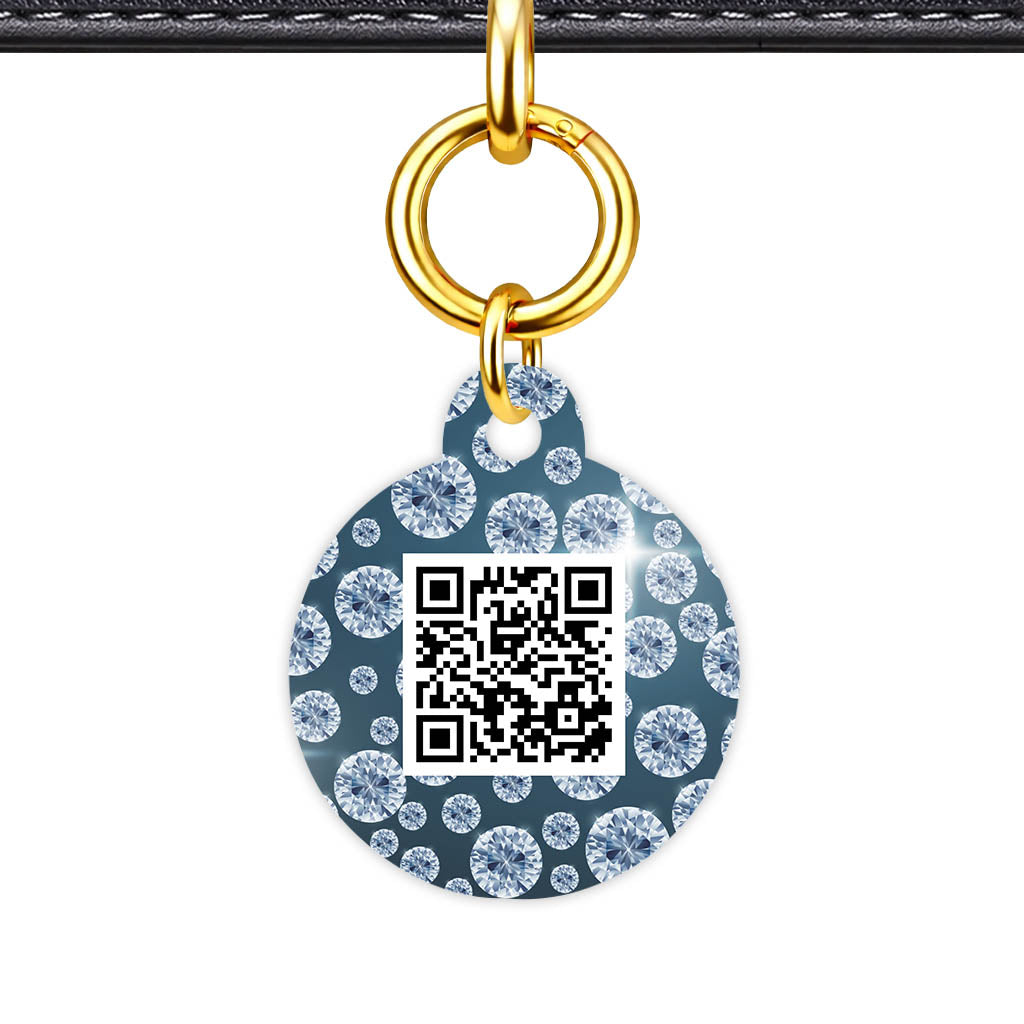 Diamonds Sky High QR Smart Pet Id Tag (Dog Tag & Cat Tag)
