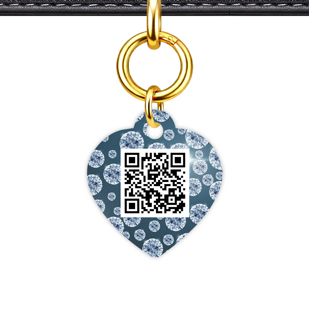 Diamonds Sky High QR Smart Pet Id Tag (Dog Tag & Cat Tag)