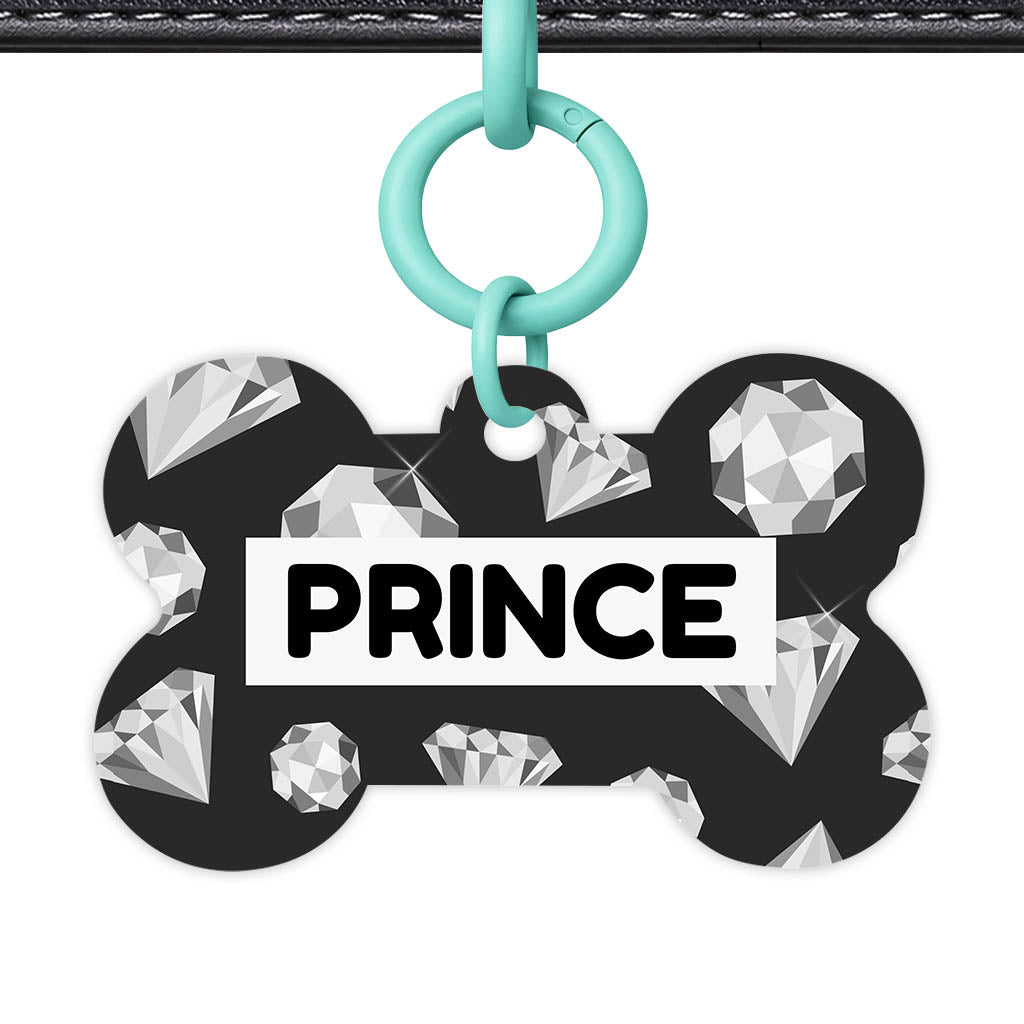 Diamonds Mono Classic Pet Id (Dog Tag & Cat Tag)