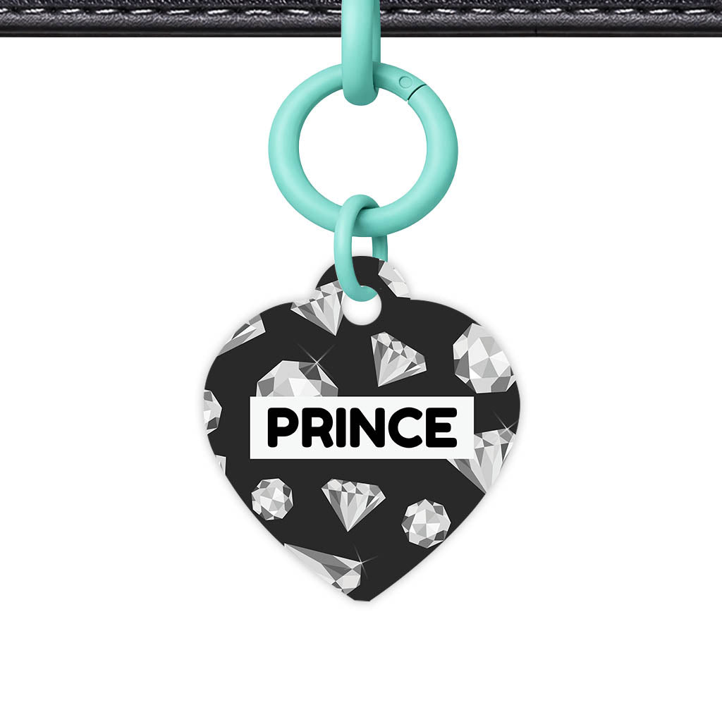 Diamonds Mono QR Smart Pet Id Tag (Dog Tag & Cat Tag)