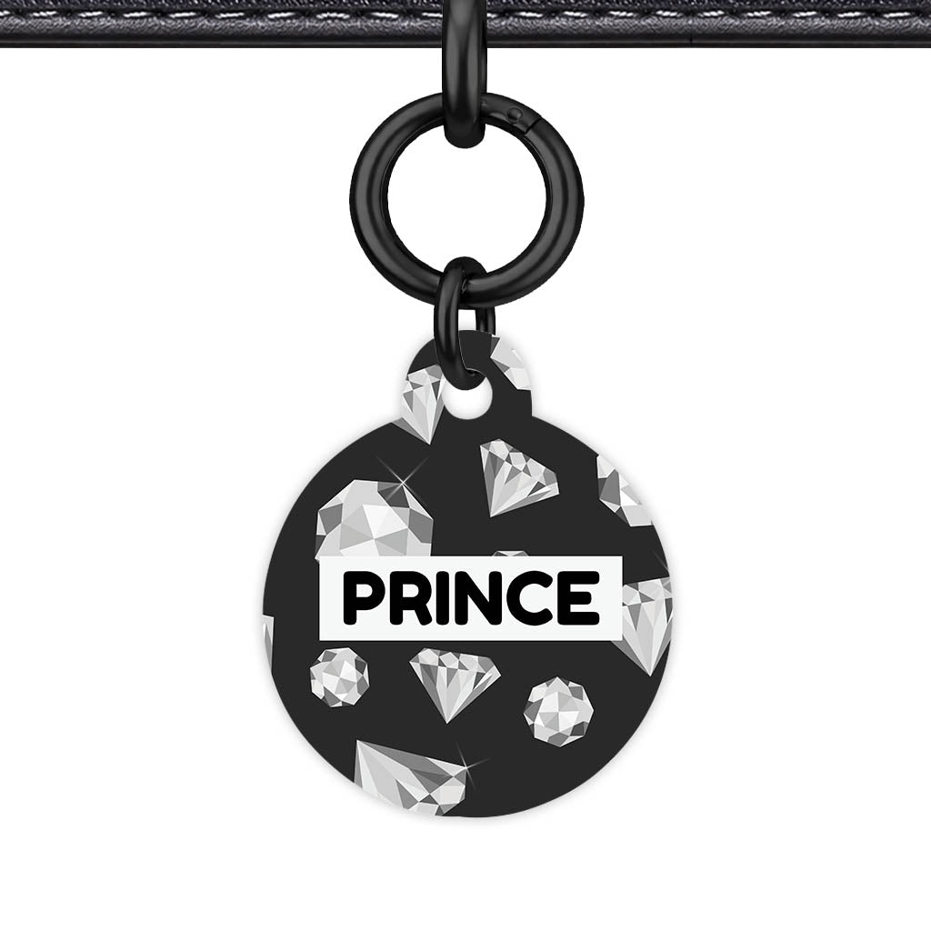 Diamonds Mono QR Smart Pet Id Tag (Dog Tag & Cat Tag)