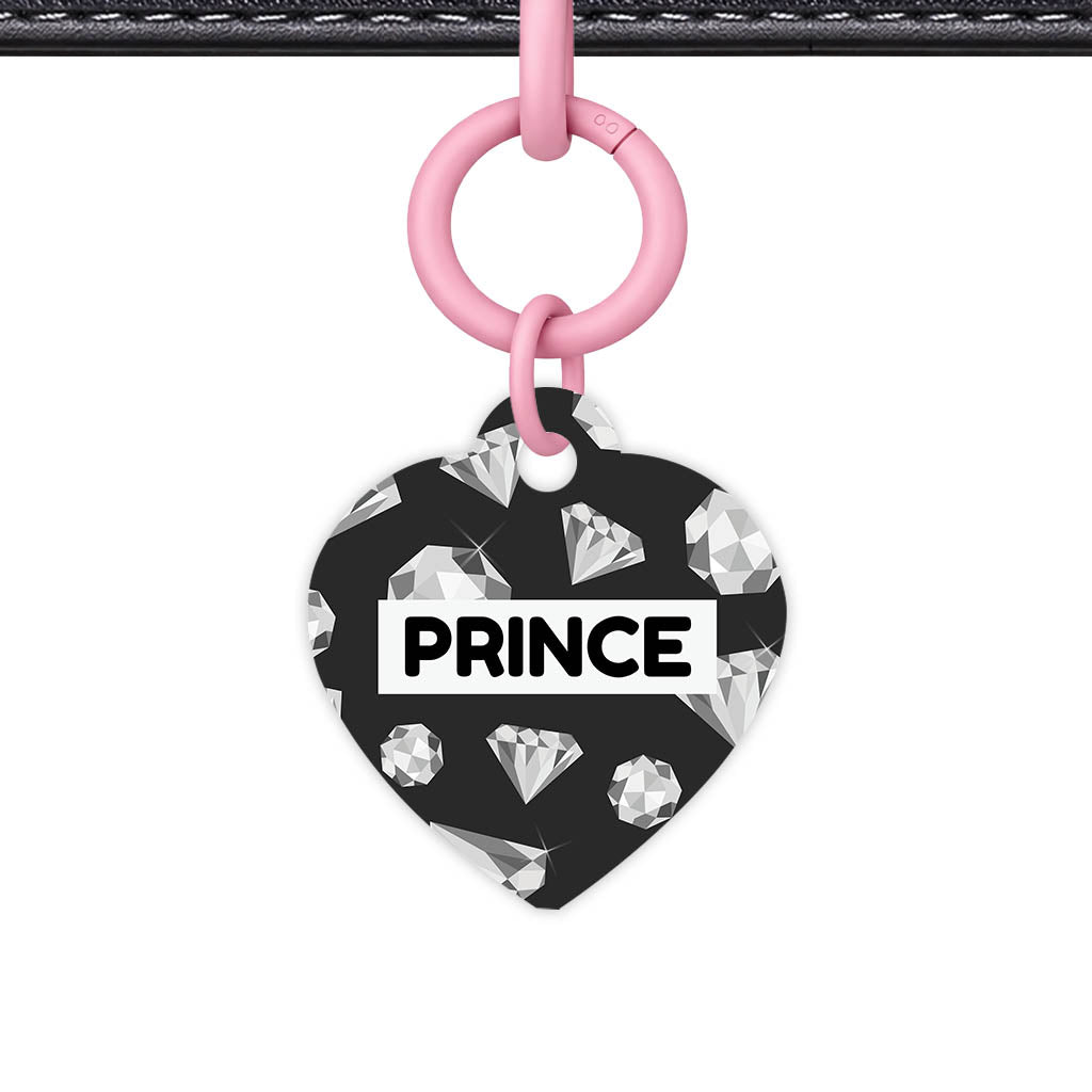 Diamonds Mono QR Smart Pet Id Tag (Dog Tag & Cat Tag)