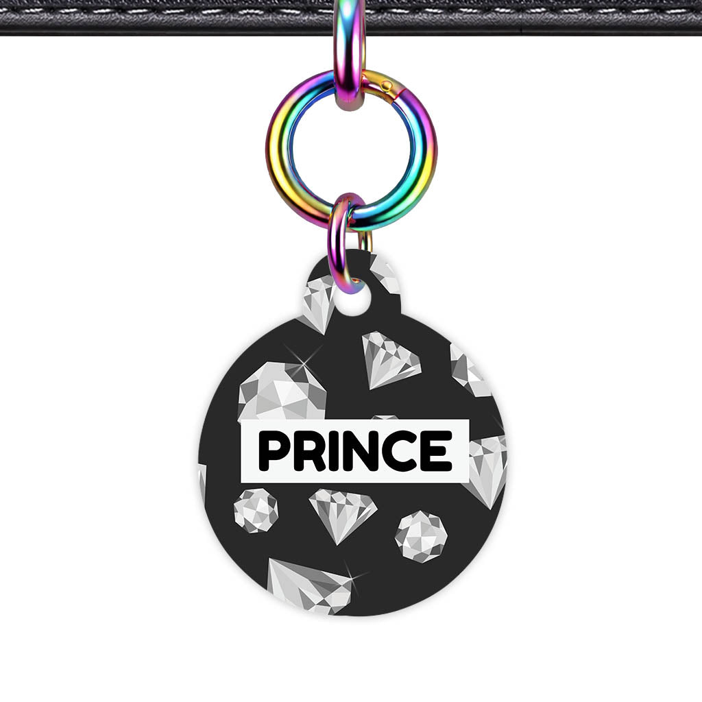 Diamonds Mono QR Smart Pet Id Tag (Dog Tag & Cat Tag)