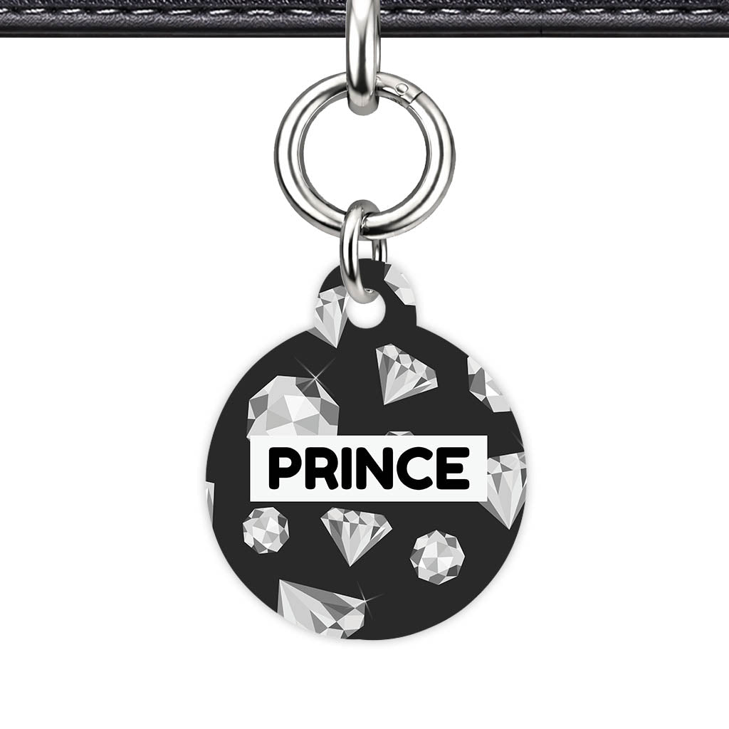 Diamonds Mono QR Smart Pet Id Tag (Dog Tag & Cat Tag)