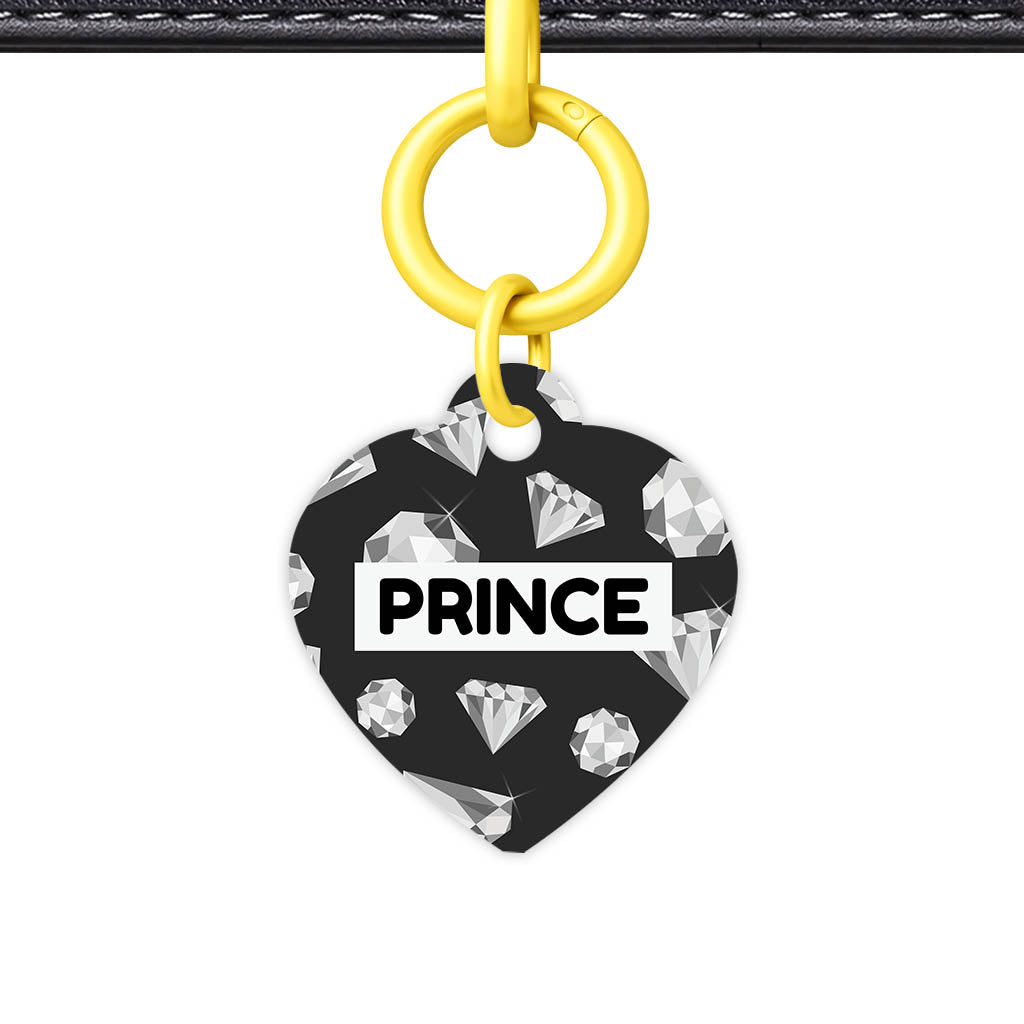 Diamonds Mono QR Smart Pet Id Tag (Dog Tag & Cat Tag)