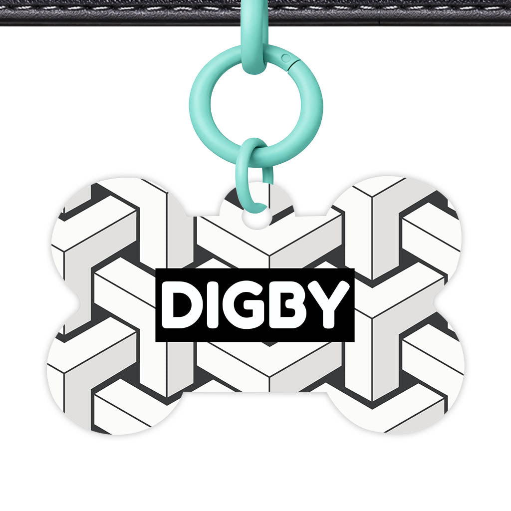 Mono Cubism QR Smart Pet Id Tag (Dog Tag & Cat Tag)