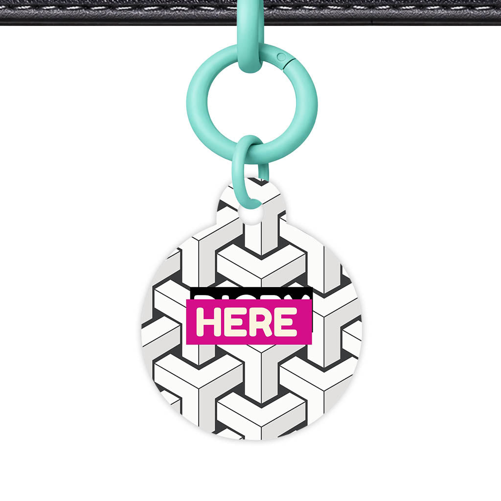 Mono Cubism QR Smart Pet Id Tag (Dog Tag & Cat Tag)
