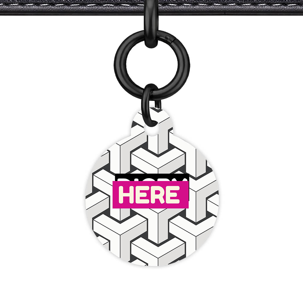 Mono Cubism QR Smart Pet Id Tag (Dog Tag & Cat Tag)