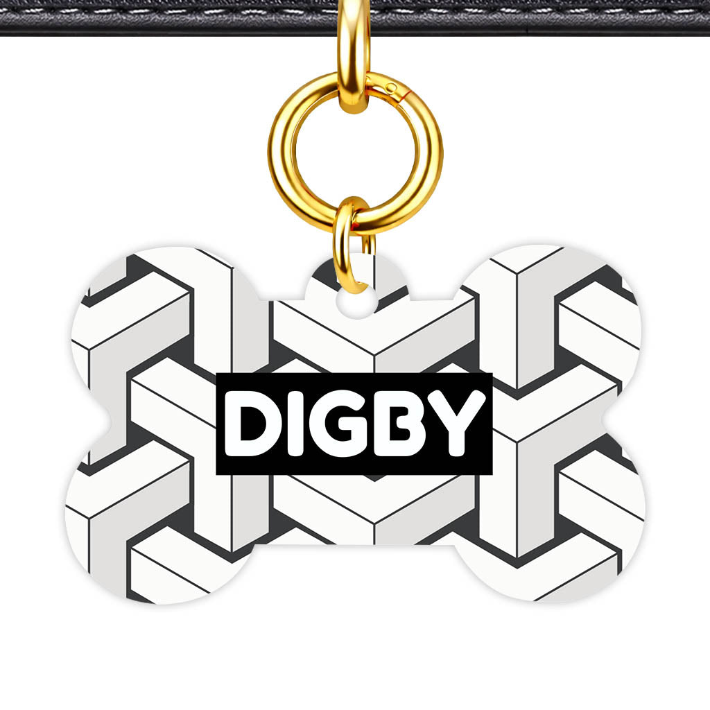 Mono Cubism Classic Pet Id (Dog Tag & Cat Tag)