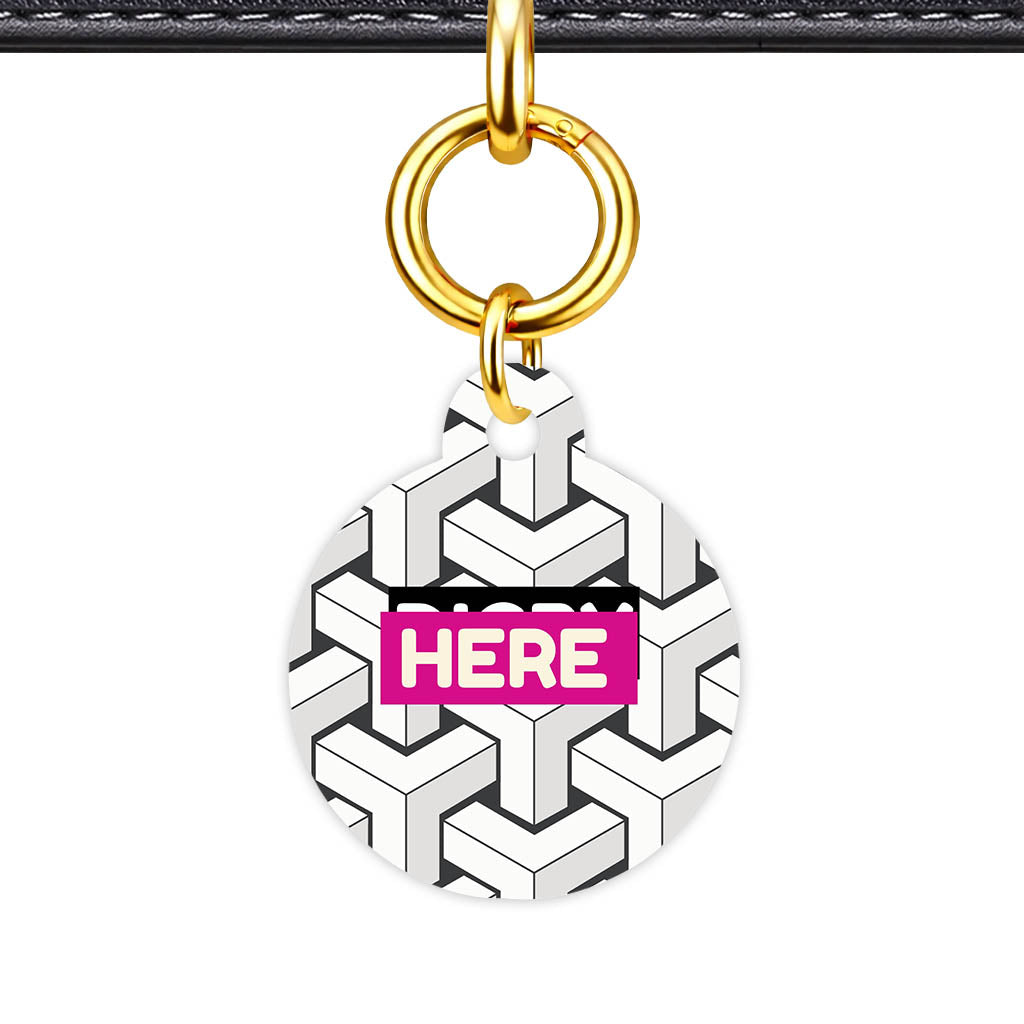 Mono Cubism QR Smart Pet Id Tag (Dog Tag & Cat Tag)