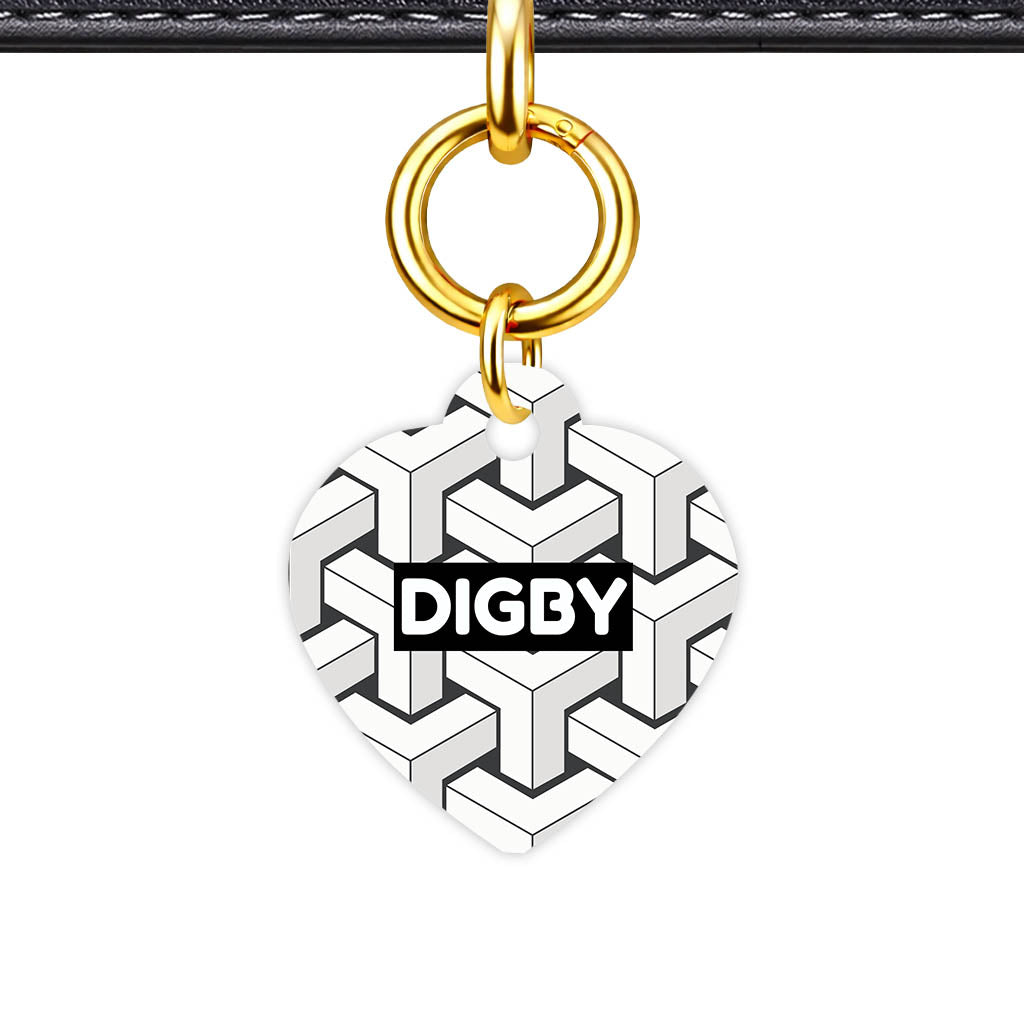 Mono Cubism QR Smart Pet Id Tag (Dog Tag & Cat Tag)