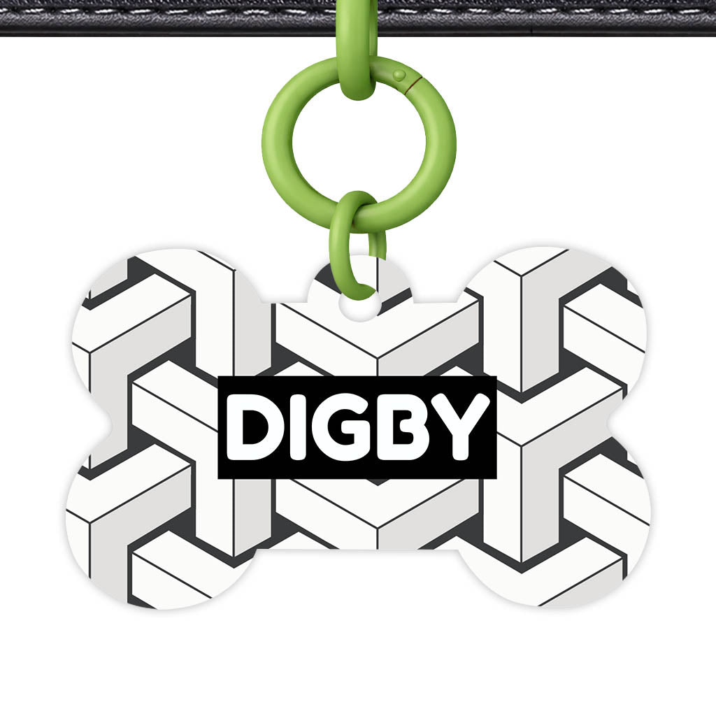 Mono Cubism QR Smart Pet Id Tag (Dog Tag & Cat Tag)