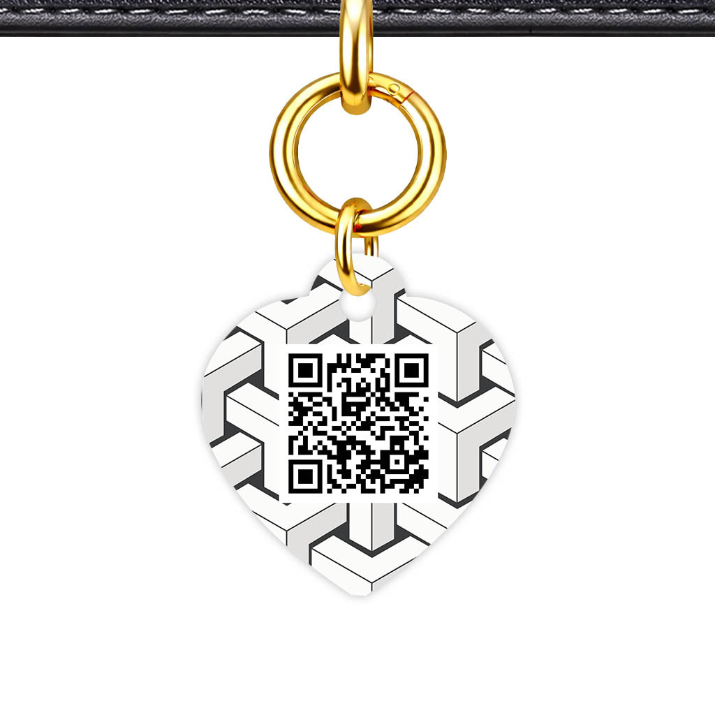 Mono Cubism QR Smart Pet Id Tag (Dog Tag & Cat Tag)