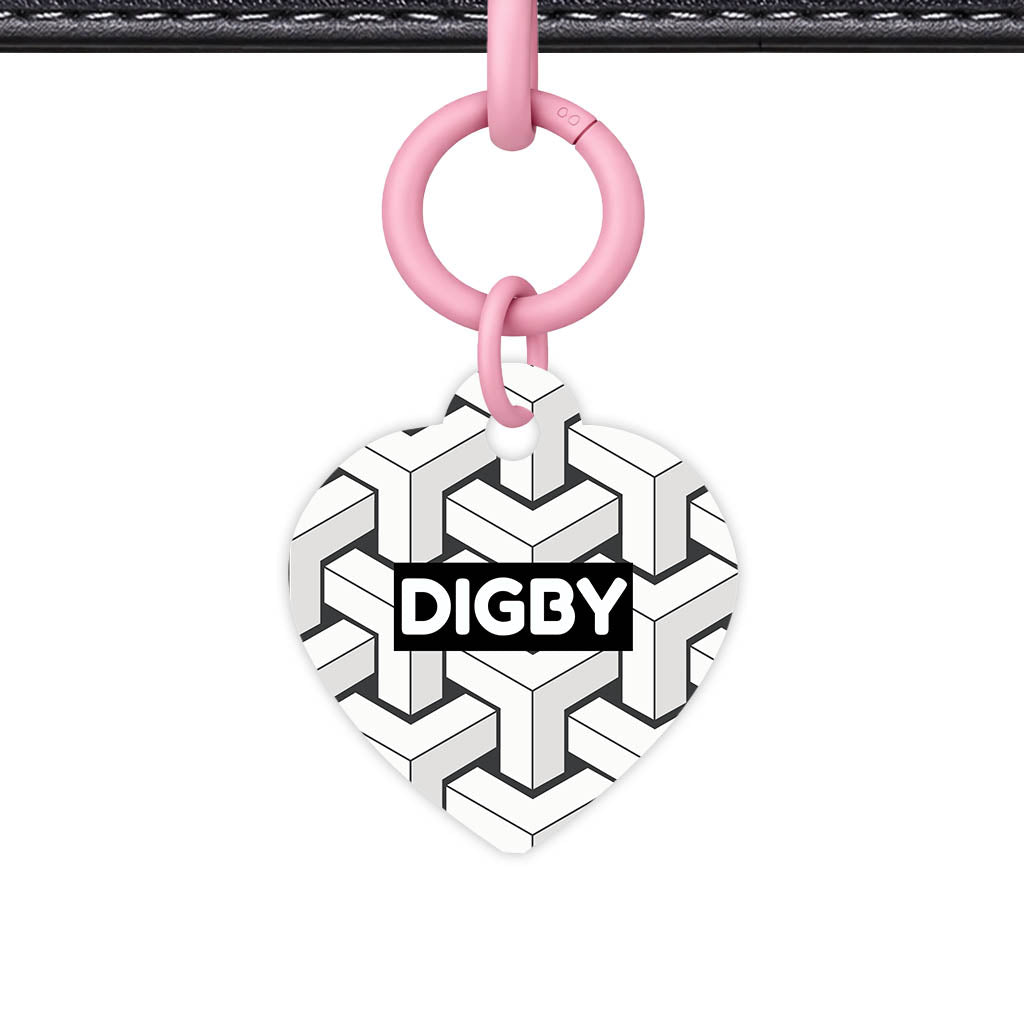 Mono Cubism QR Smart Pet Id Tag (Dog Tag & Cat Tag)