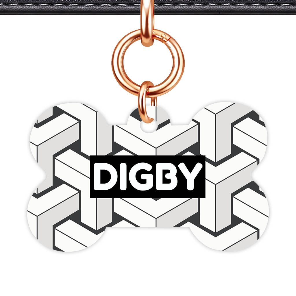 Mono Cubism QR Smart Pet Id Tag (Dog Tag & Cat Tag)