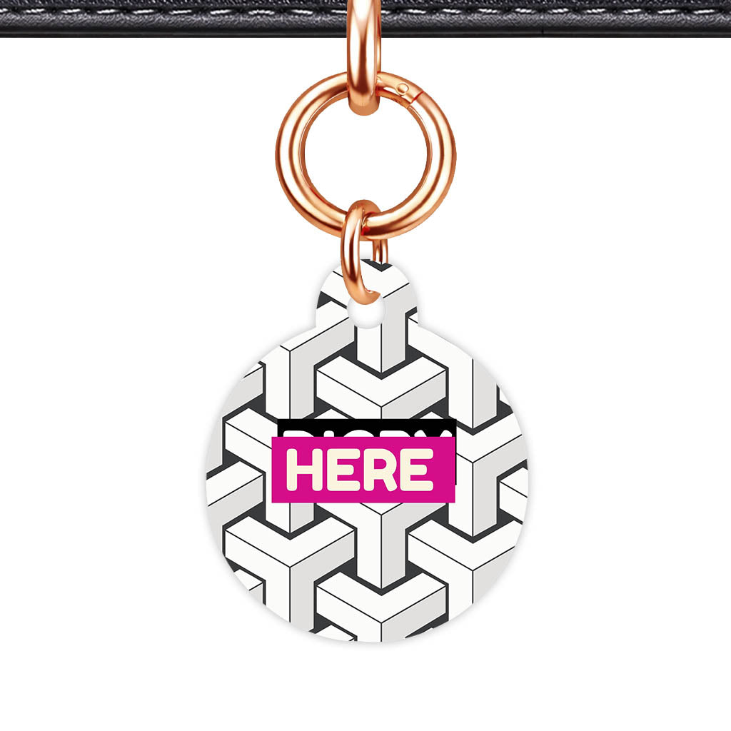 Mono Cubism QR Smart Pet Id Tag (Dog Tag & Cat Tag)