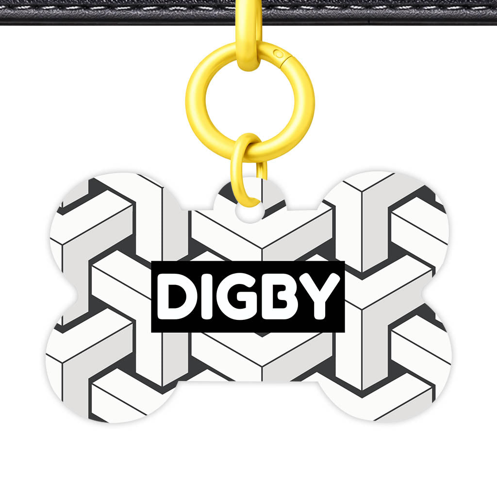 Mono Cubism QR Smart Pet Id Tag (Dog Tag & Cat Tag)