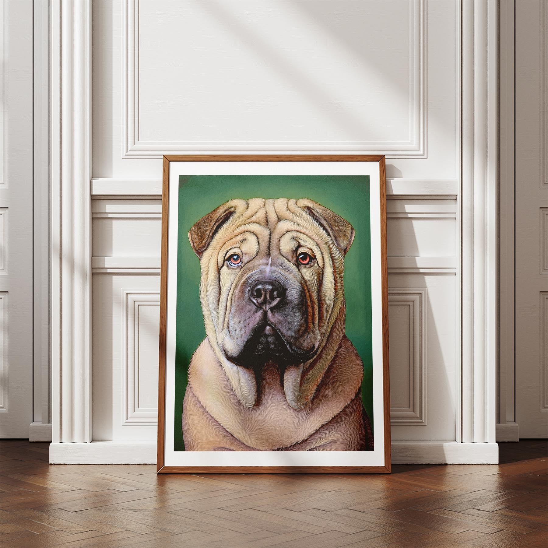 Shar Pei Green Painted Series image 4