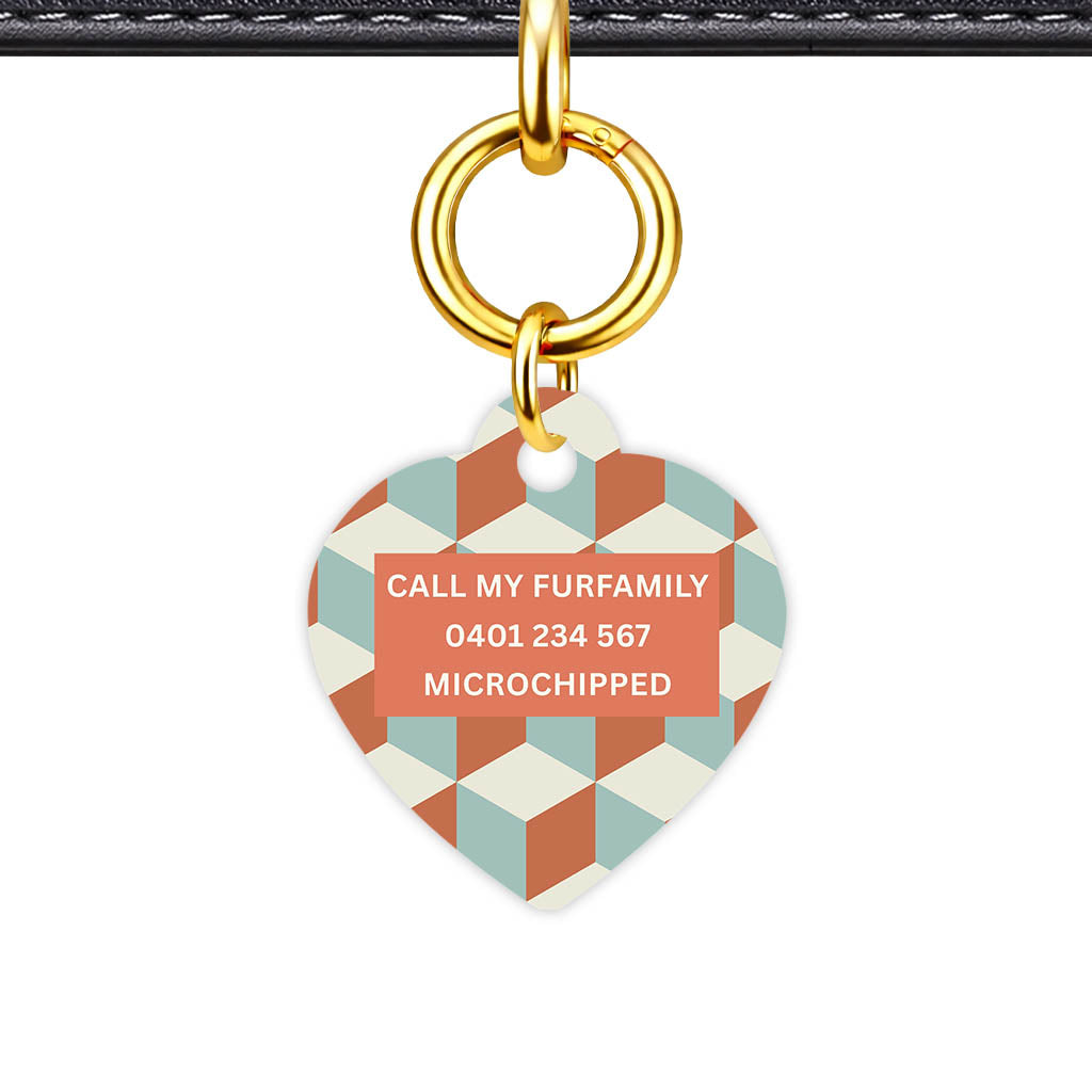 Retro Cubist Classic Pet Id - alternate view