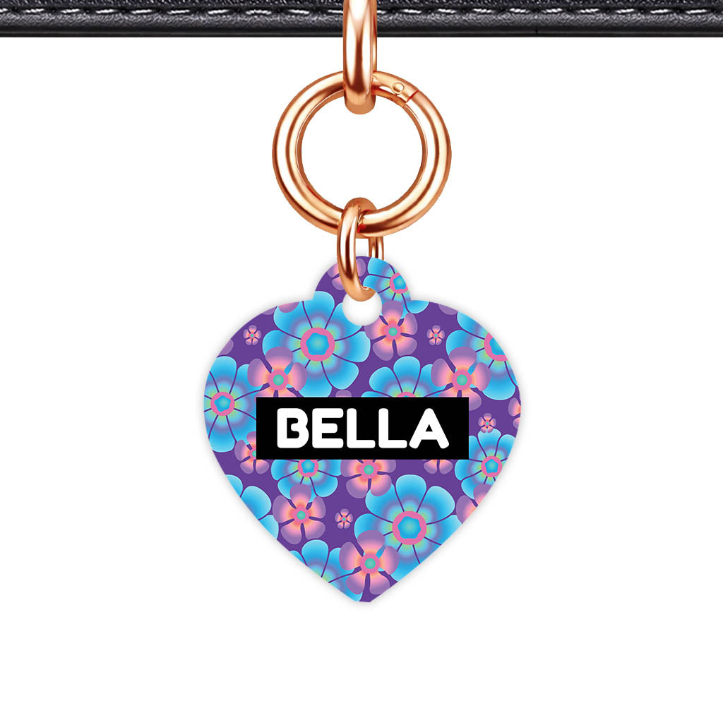 Neon Flowers Classic Pet Id (Dog Tag & Cat Tag)
