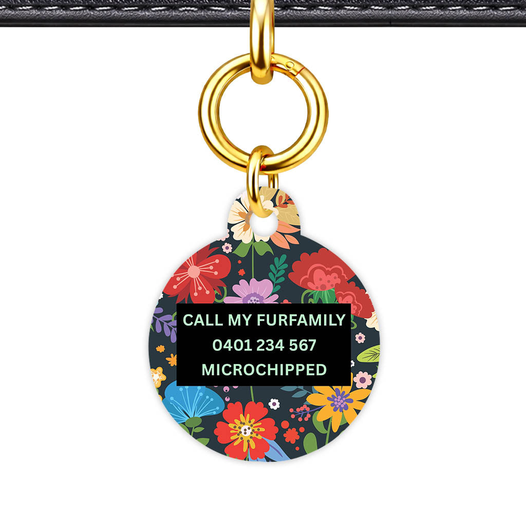 Flower f Garden Classic Pet Id (Dog Tag & Cat Tag)