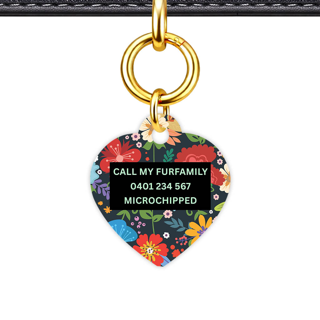 Flower f Garden Classic Pet Id (Dog Tag & Cat Tag)