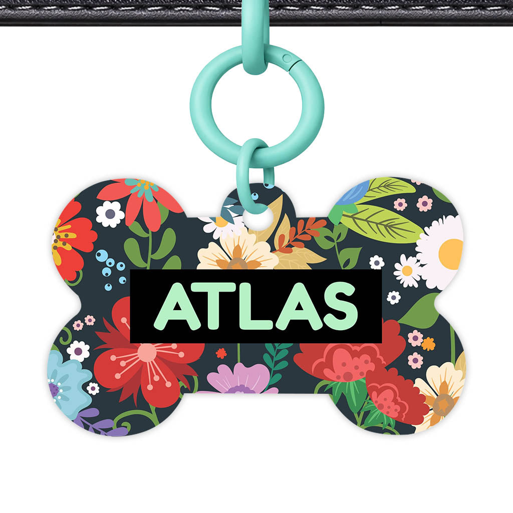 Flower f Garden Classic Pet Id (Dog Tag & Cat Tag)