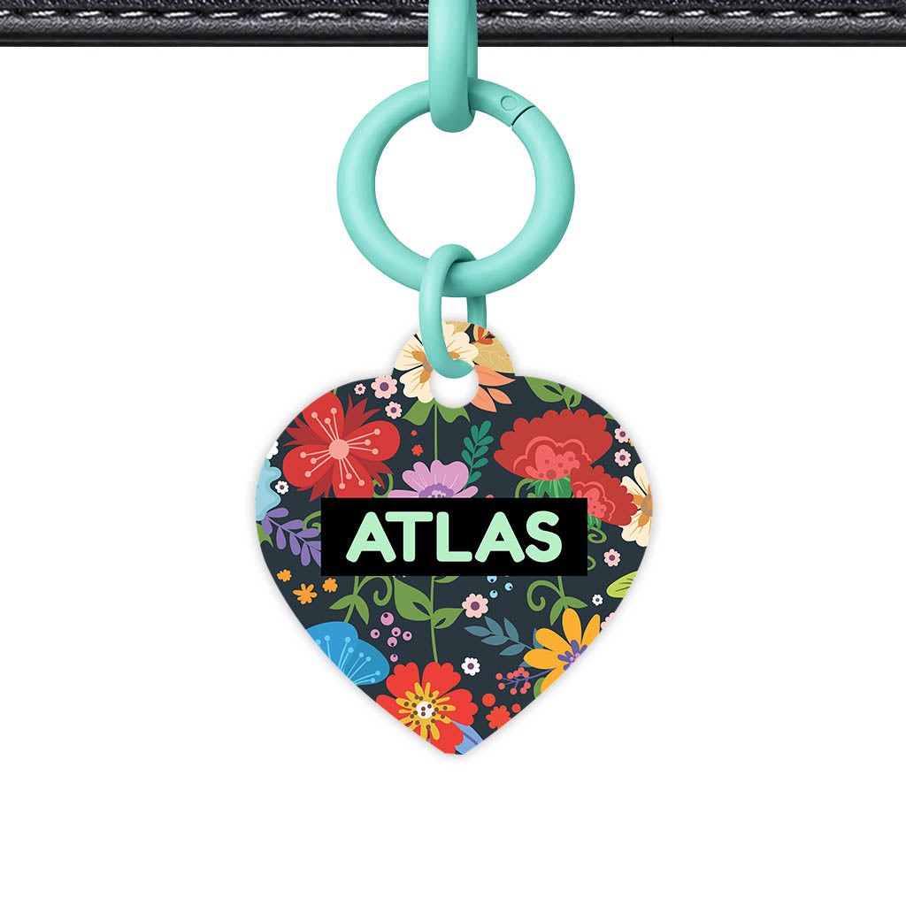 Flower f Garden QR Smart Pet Id Tag (Dog Tag & Cat Tag)