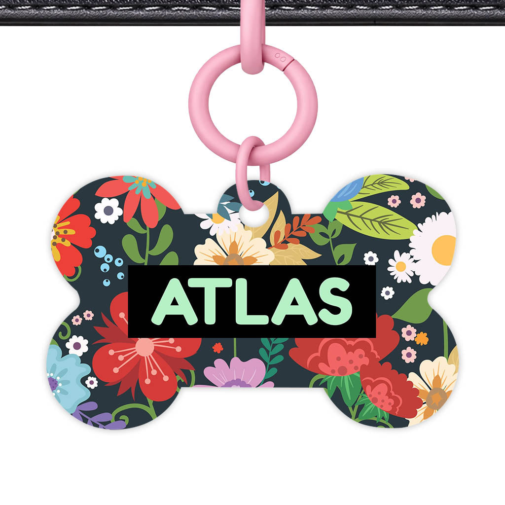 Flower f Garden Classic Pet Id (Dog Tag & Cat Tag)