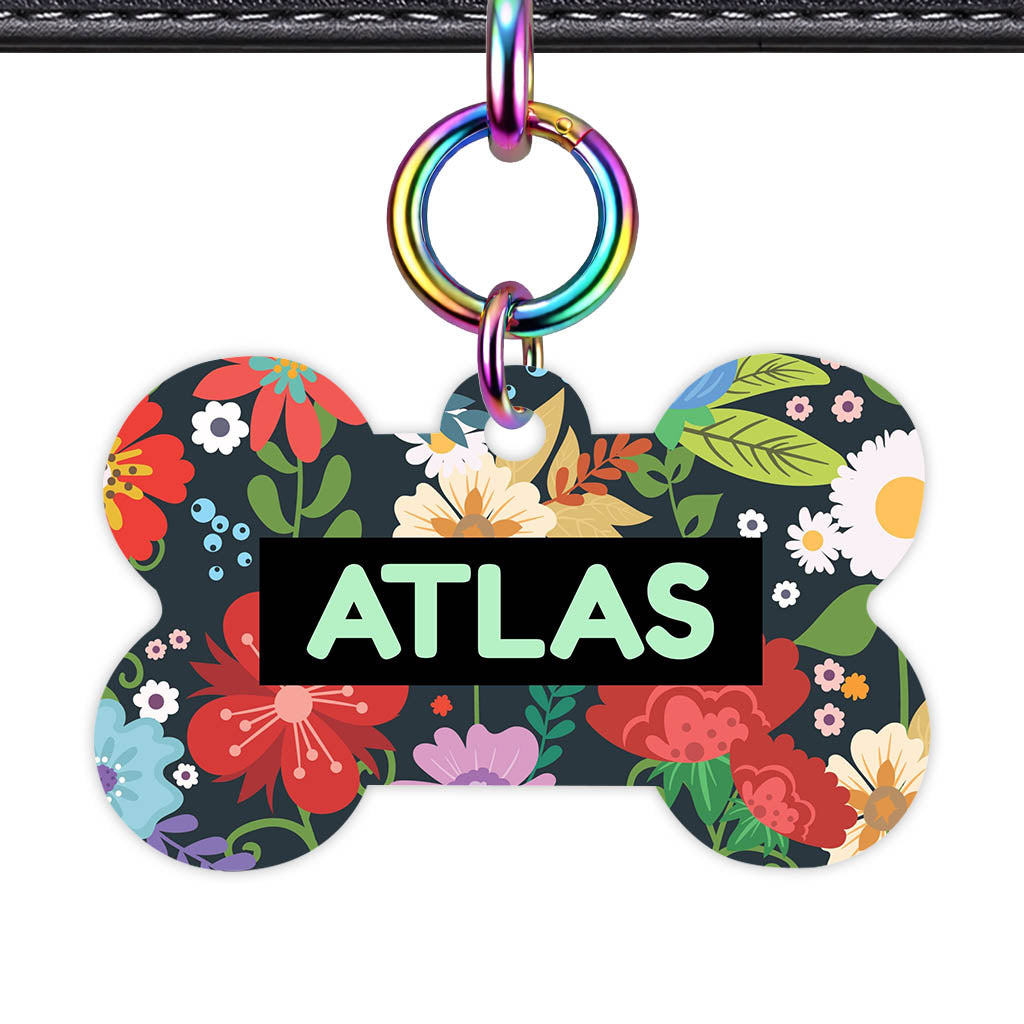 Flower f Garden Classic Pet Id (Dog Tag & Cat Tag)