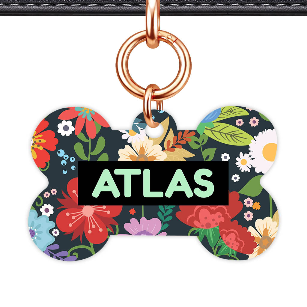 Flower f Garden Classic Pet Id (Dog Tag & Cat Tag)