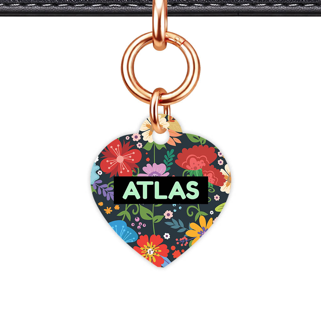 Flower f Garden QR Smart Pet Id Tag (Dog Tag & Cat Tag)