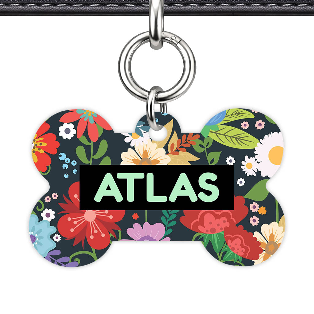Flower f Garden Classic Pet Id (Dog Tag & Cat Tag)