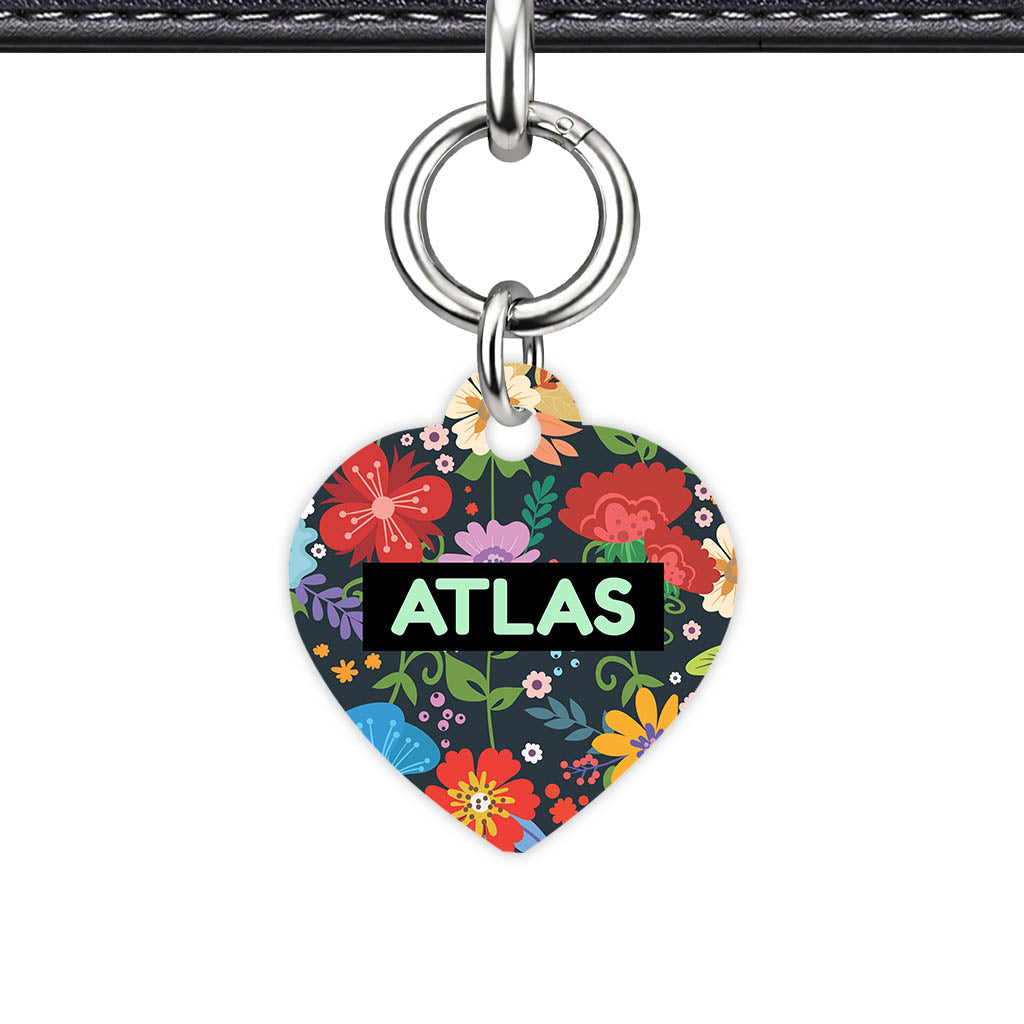 Flower f Garden QR Smart Pet Id Tag (Dog Tag & Cat Tag)