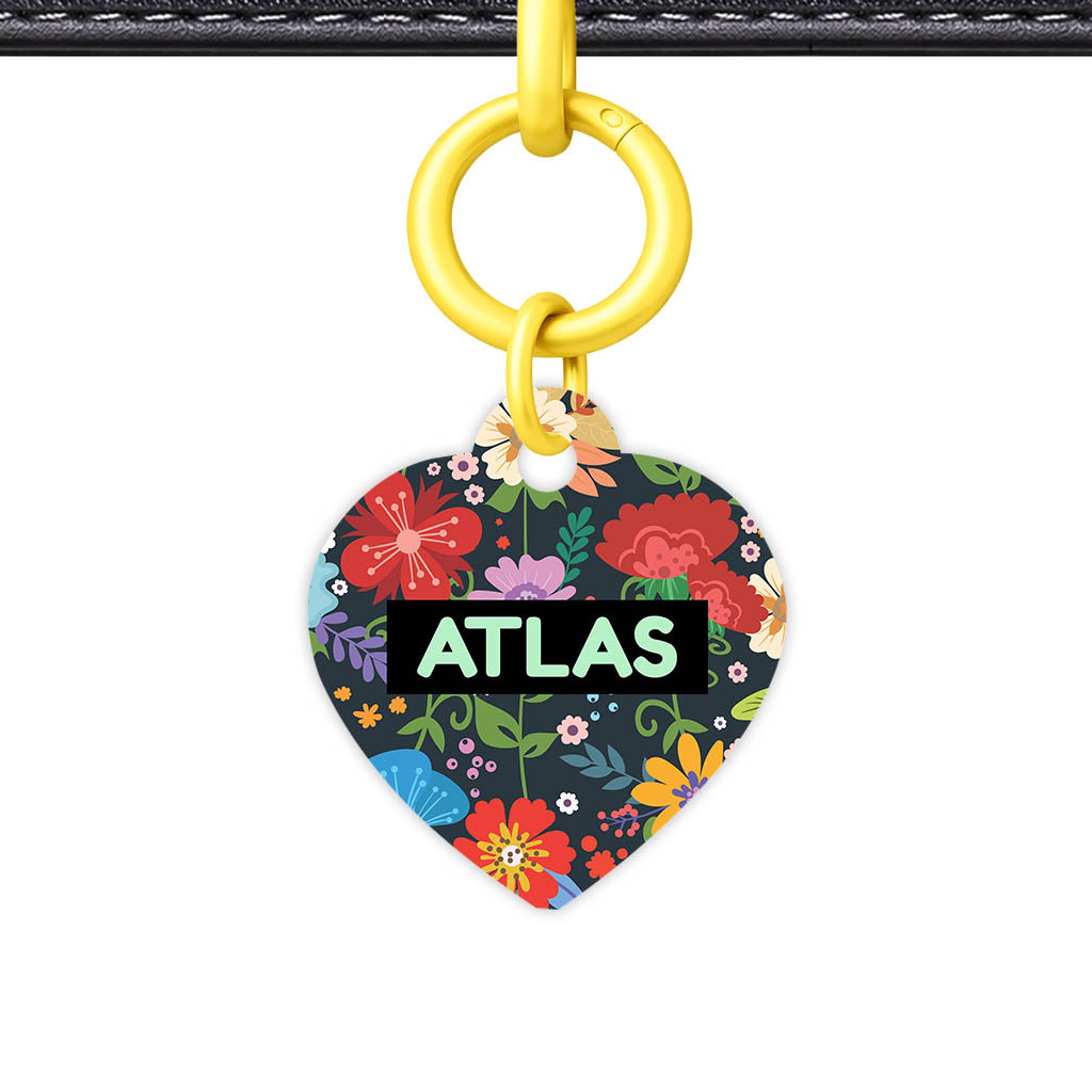 Flower f Garden QR Smart Pet Id Tag (Dog Tag & Cat Tag)