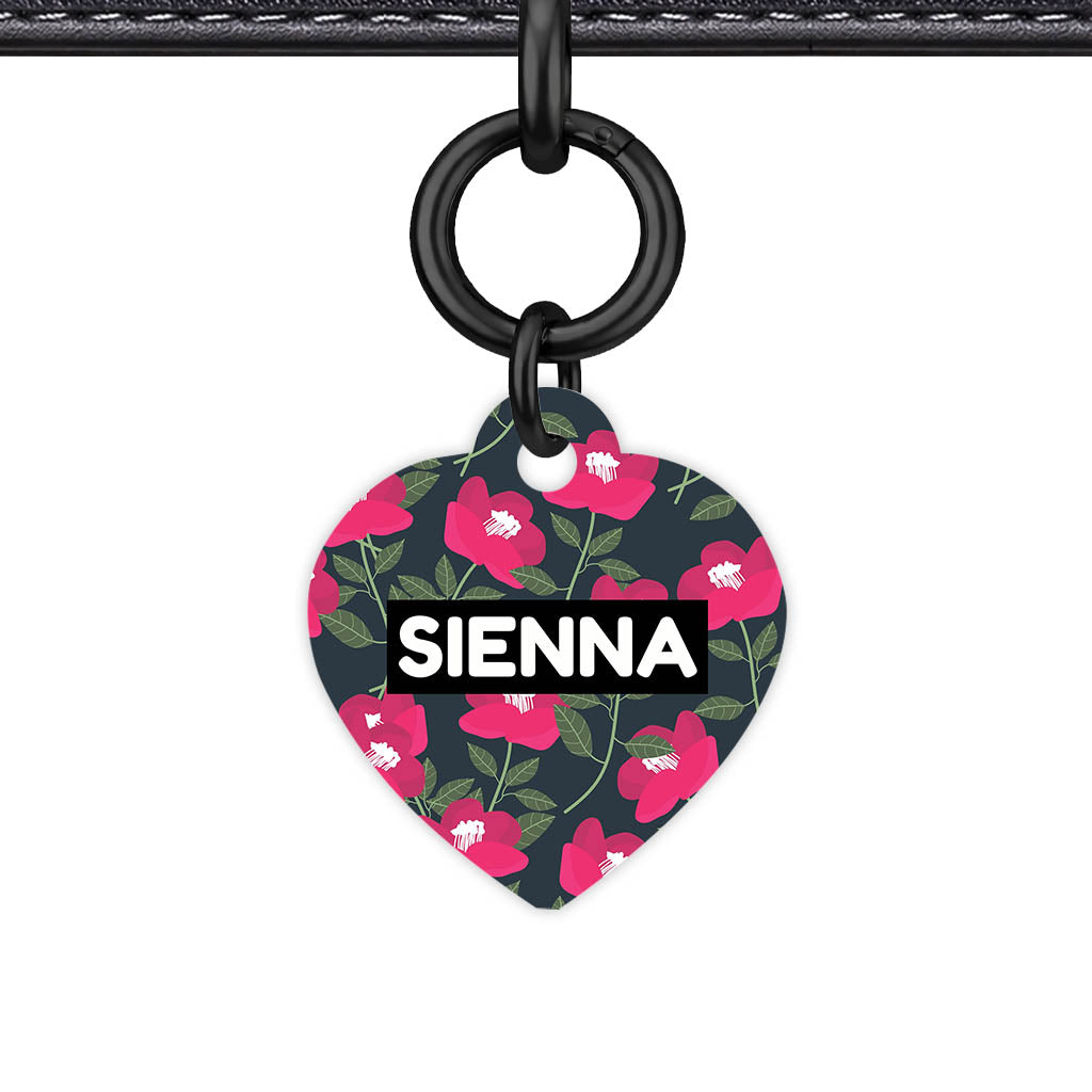 Red Poppies QR Smart Pet Id Tag (Dog Tag & Cat Tag)