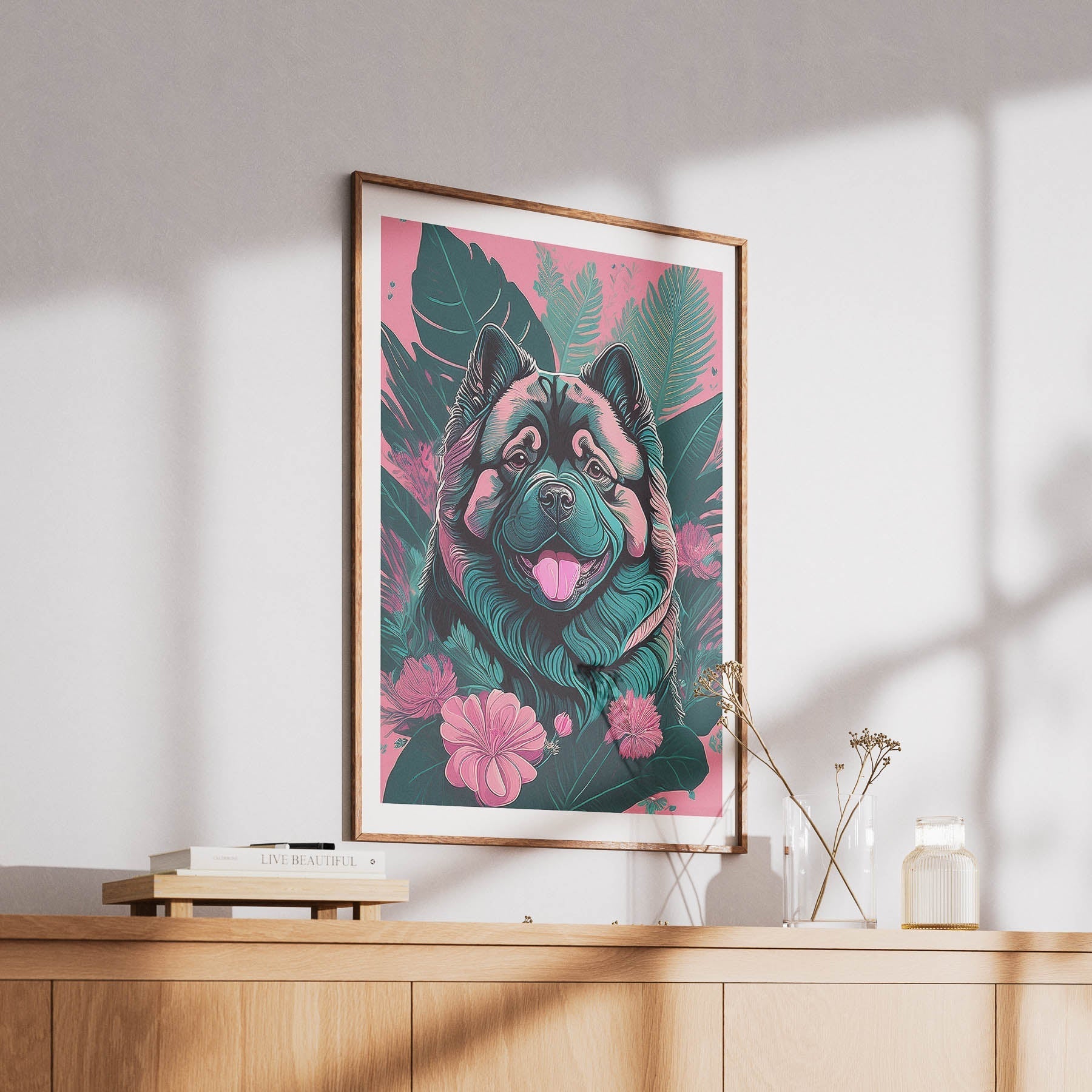 Chow Chow Flowery Dog image 6