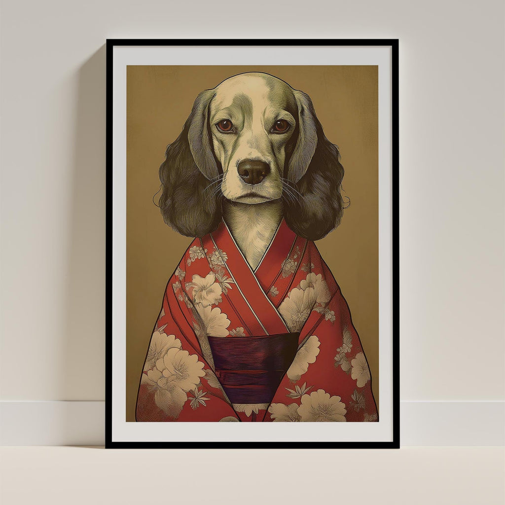 Cocker Spaniel Japanse Kimono Dog Series image 0