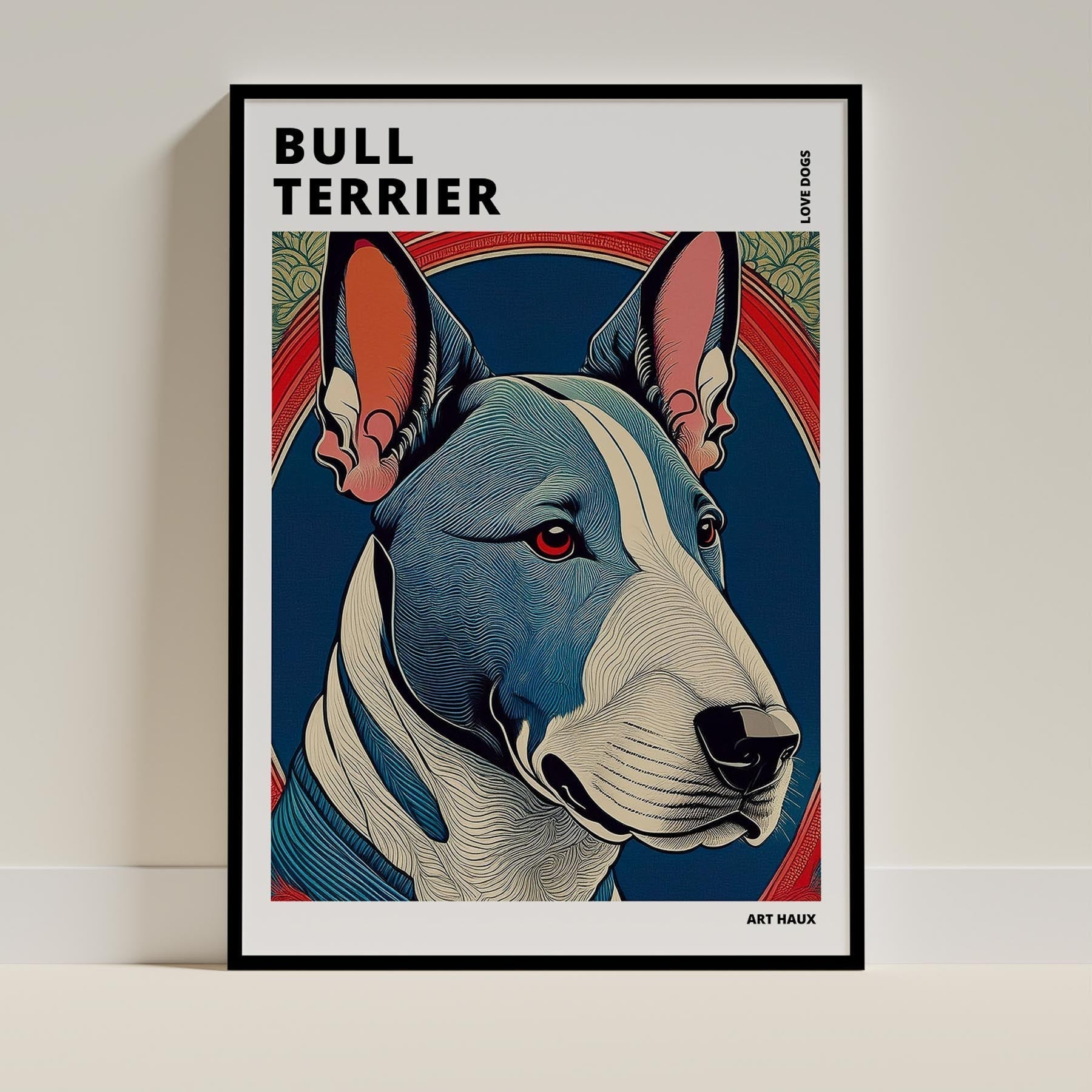 Bull Terrier Dog Art Print Unframed Vol 1 | 11 Unique Designs | Wall Art Gift for Dog Lovers - Image 3 | Dogsy & Co