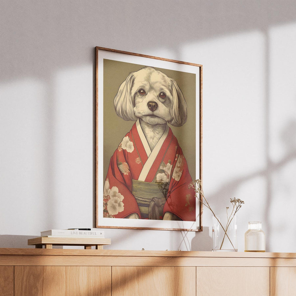 Maltese Japanse Kimono Dog Series image 5