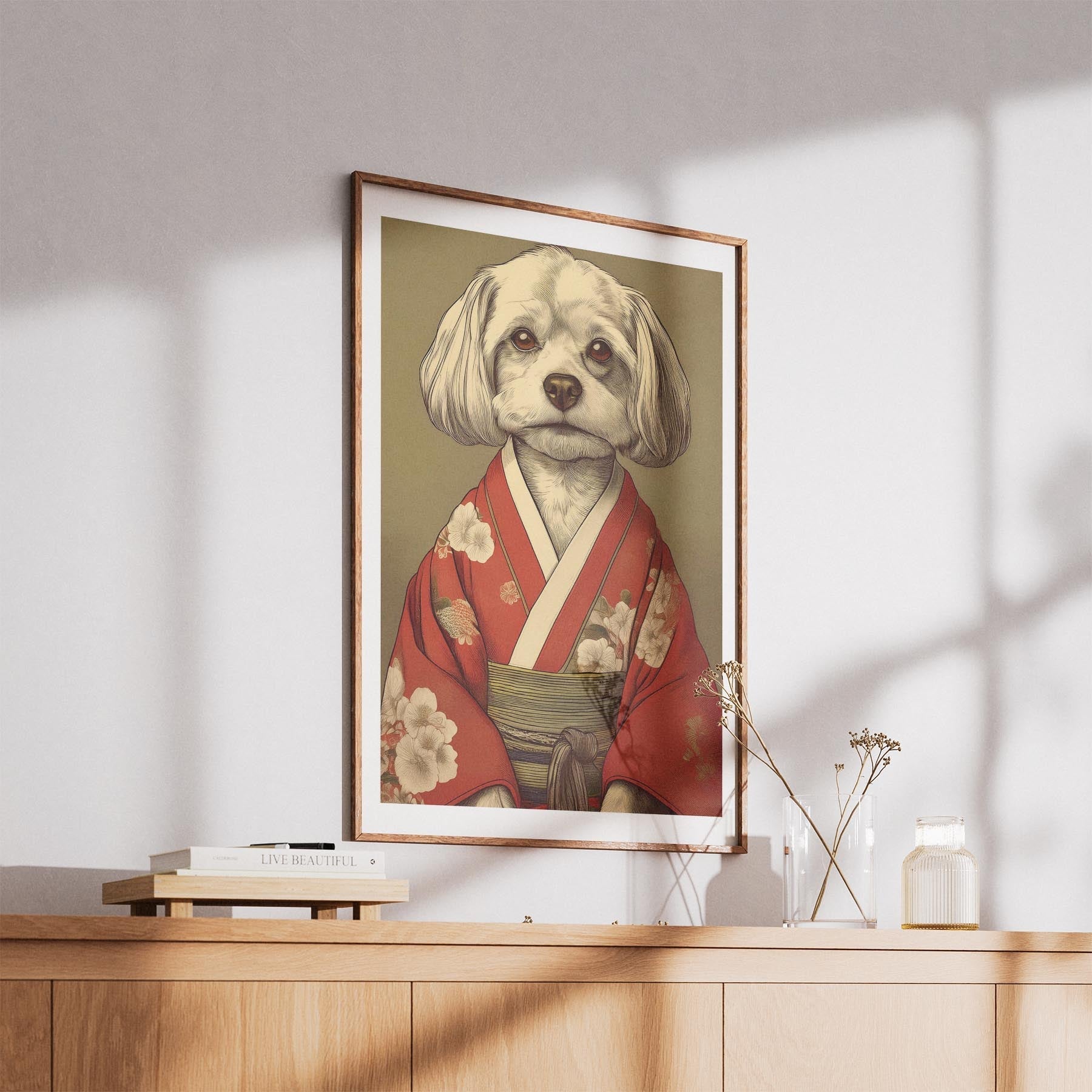 Maltese Japanse Kimono Dog Series image 5