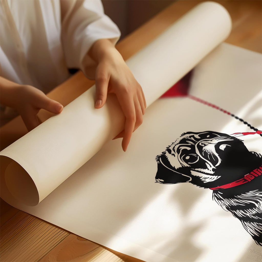 Pug DOGSY Series inspired by the Art of Banksy image 1