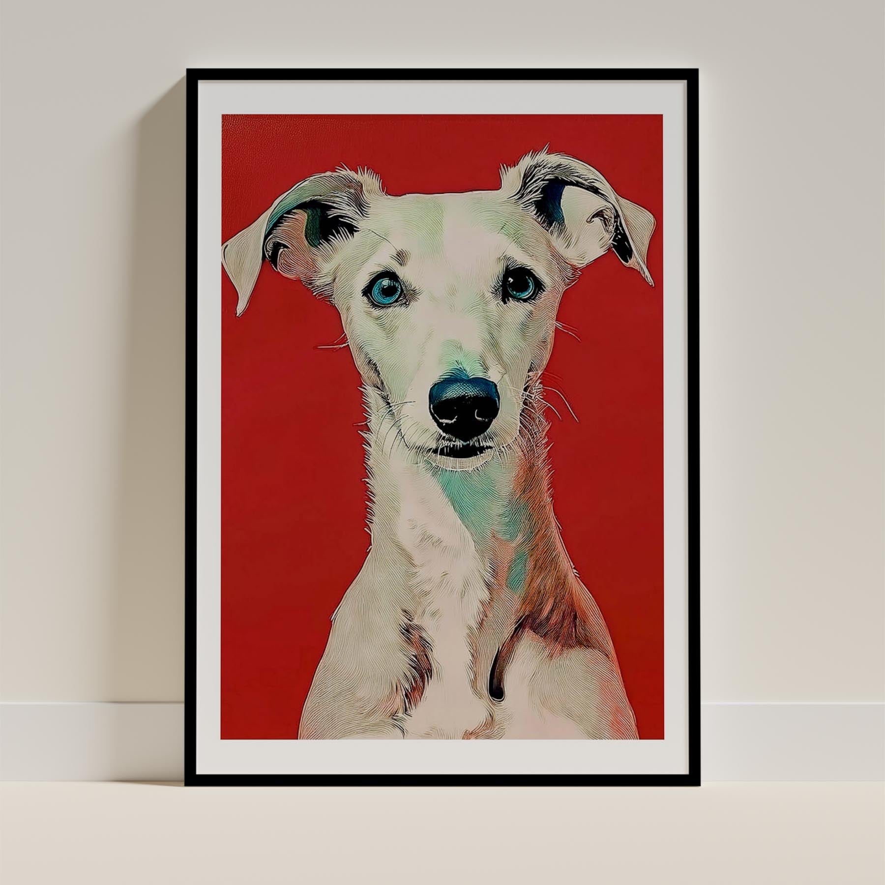 Greyhound Dog Art Print Unframed Vol 1 | 11 Unique Designs | Wall Art Gift for Dog Lovers - Image 3 | Dogsy & Co