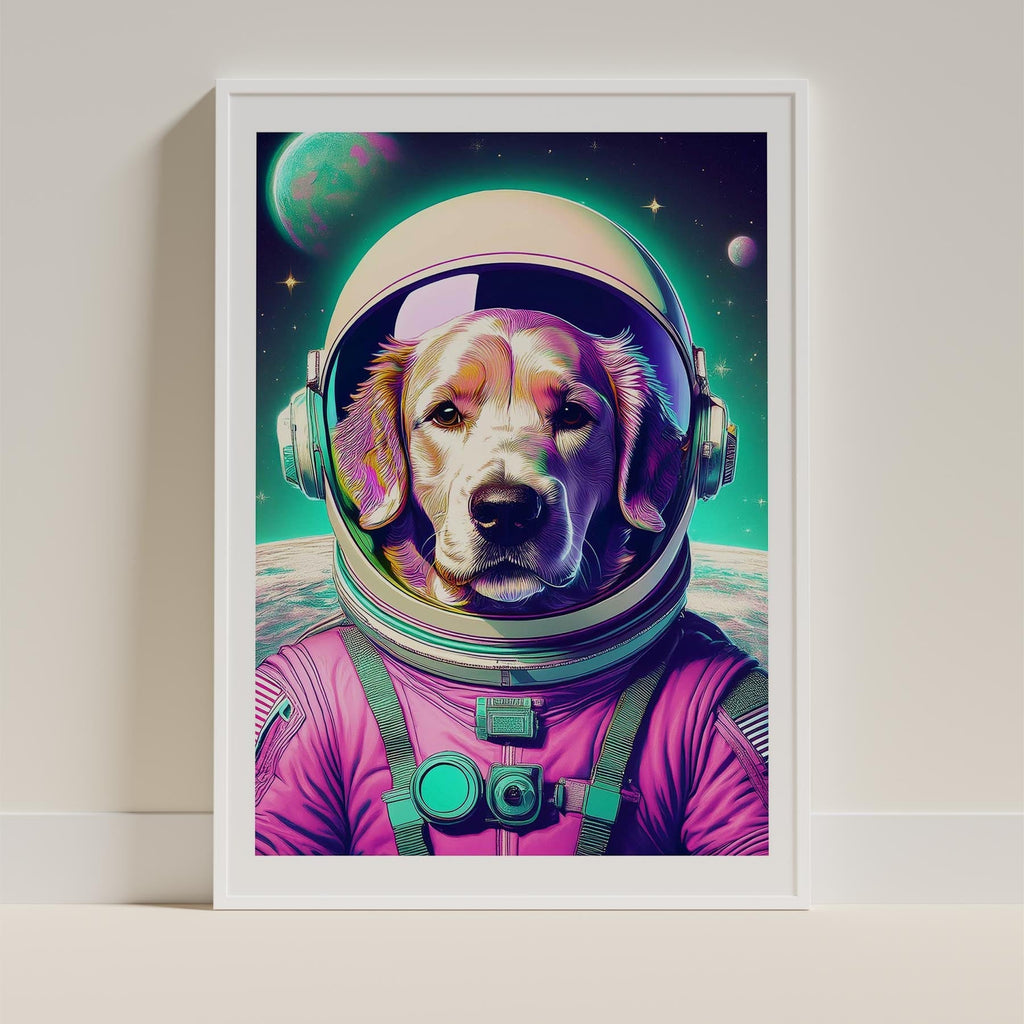 Curly Coated Retriever Space Dogs Series image 9