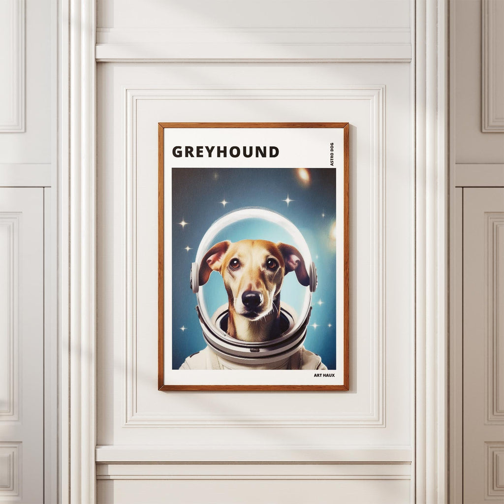 Greyhound Astronaut Dog Series with Text Astro Dog image 3