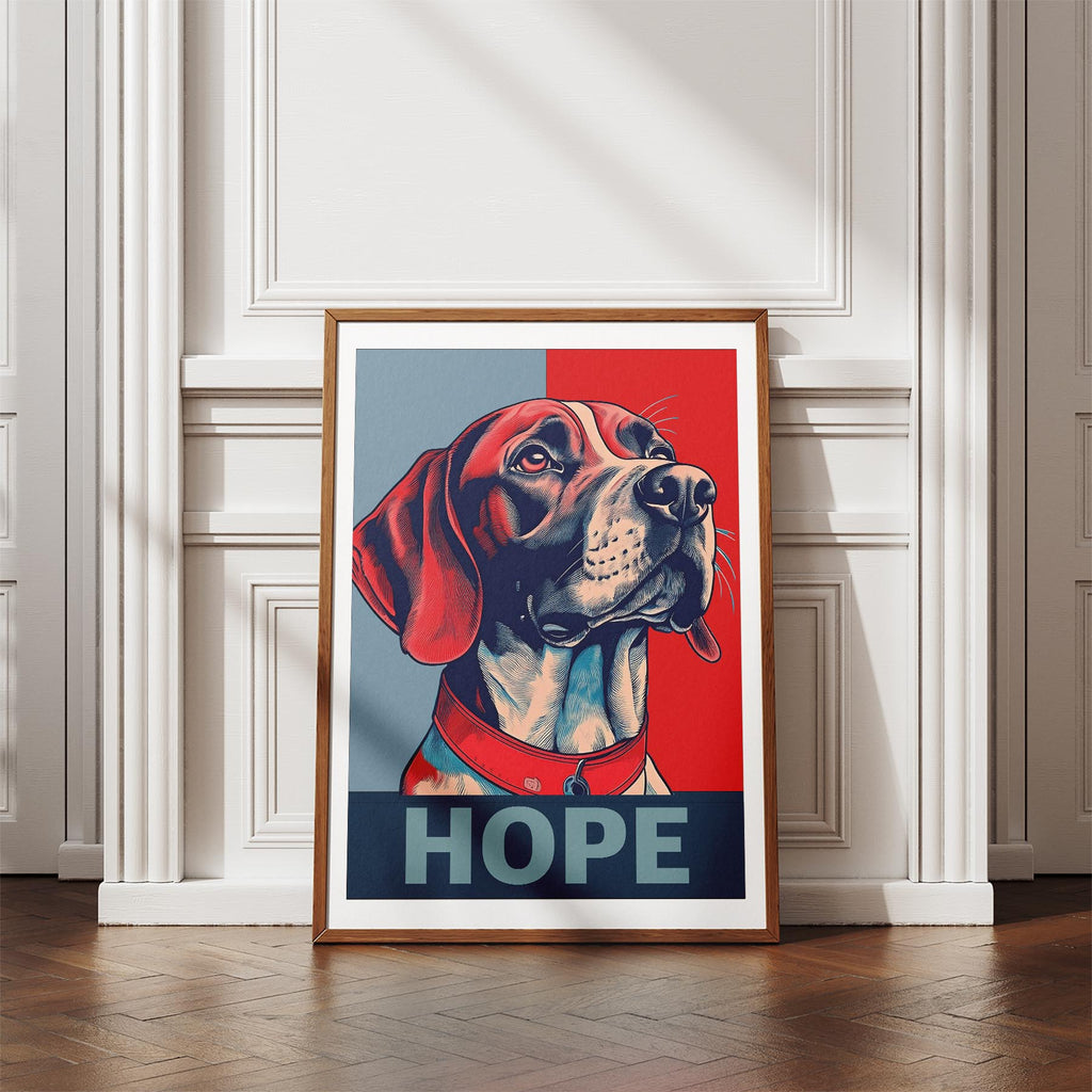 English Pointer HOPE Series Inspired by the Obama Poster image 4