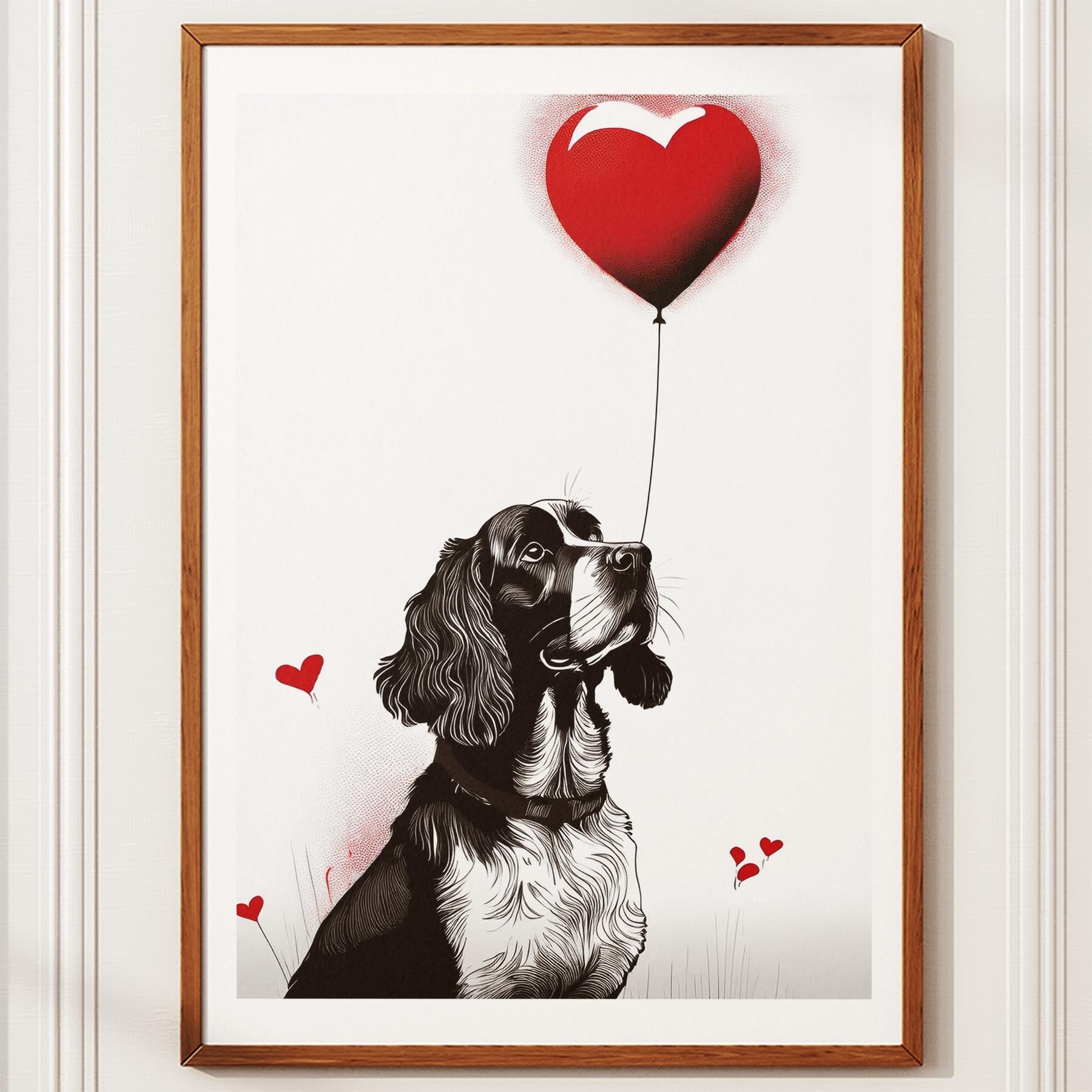 English Springer Spaniel DOGSY Series inspired by the Art of Banksy image 10