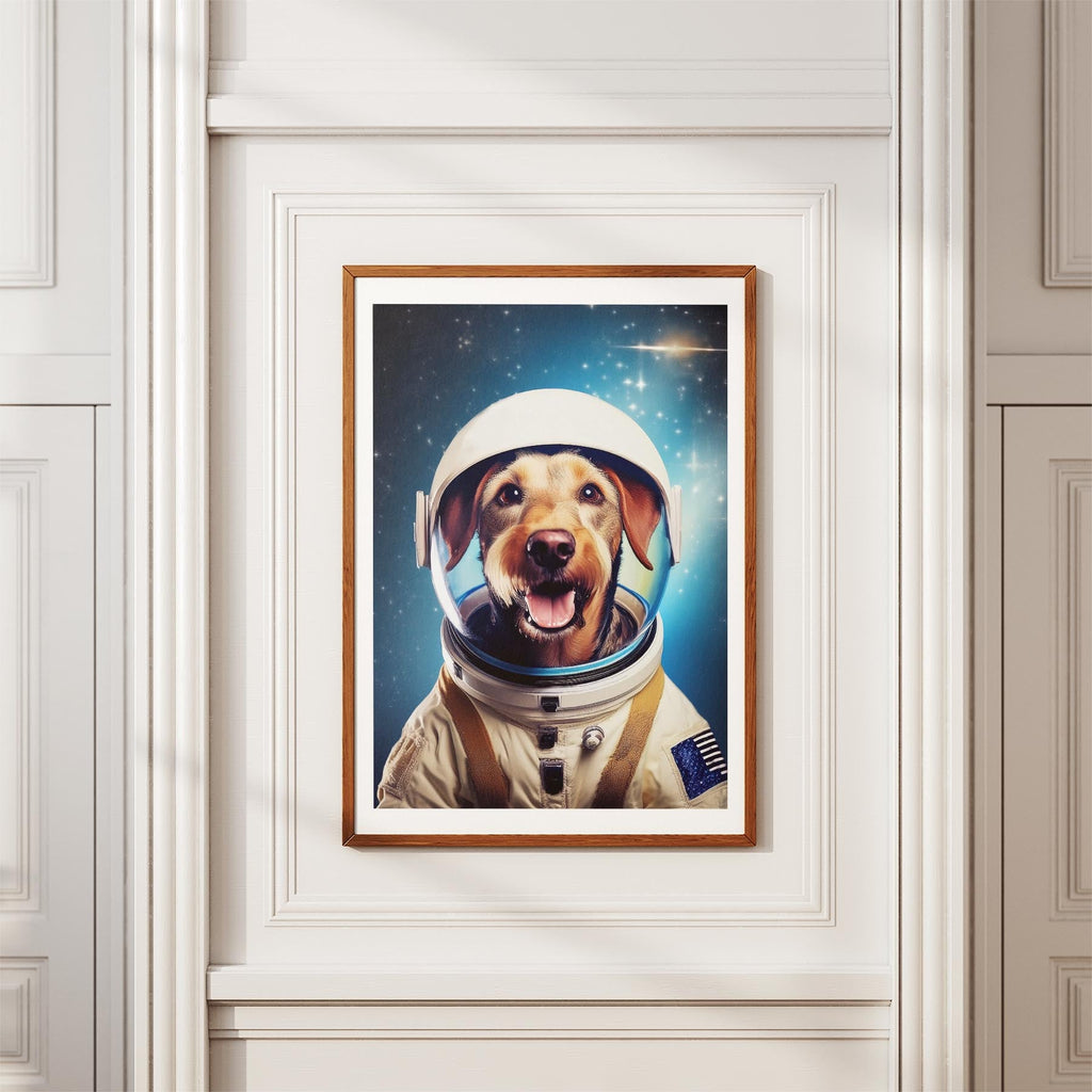 Airedale Astronaut Dog Series image 3