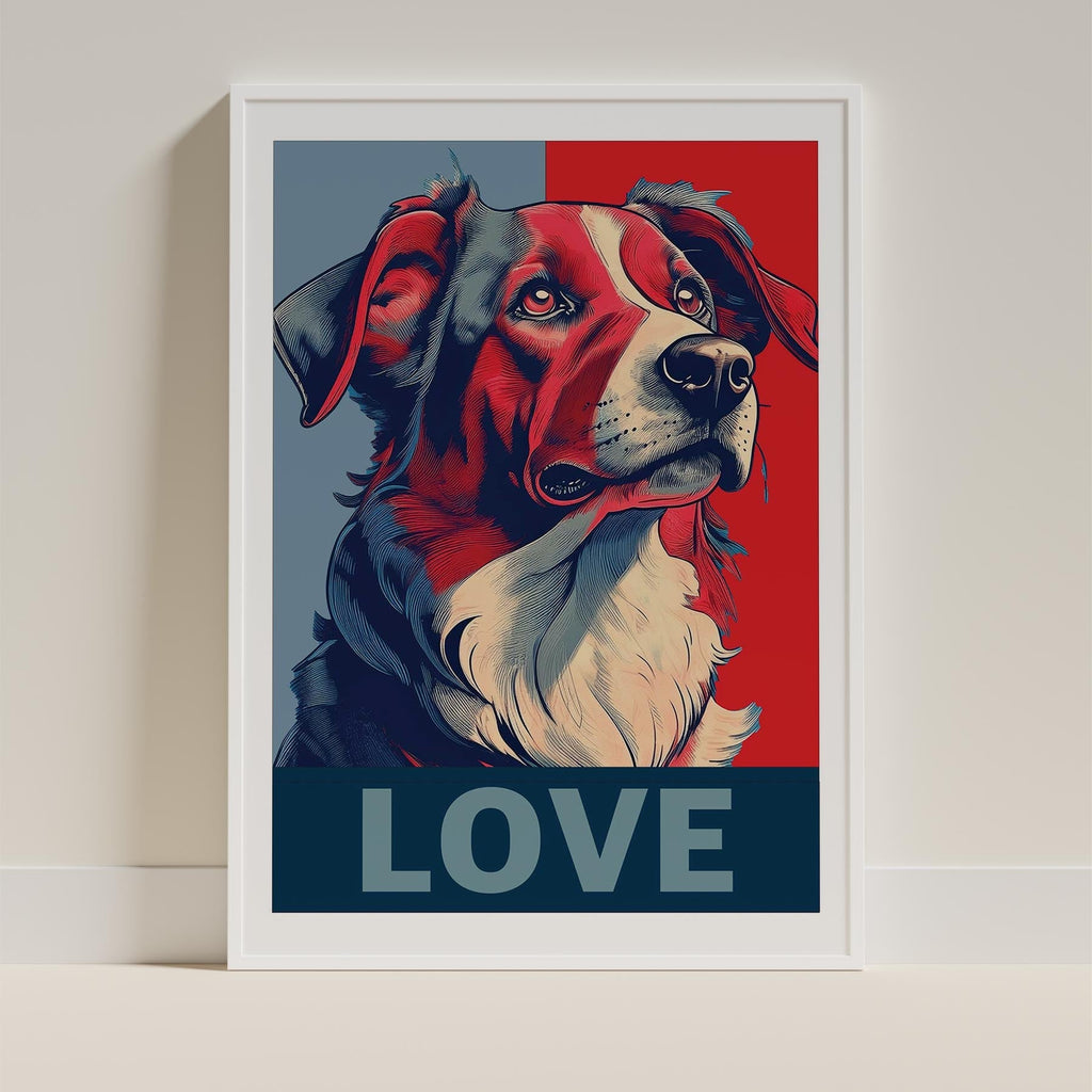 Border Collie LOVE Series Inspired by the Obama Poster image 9